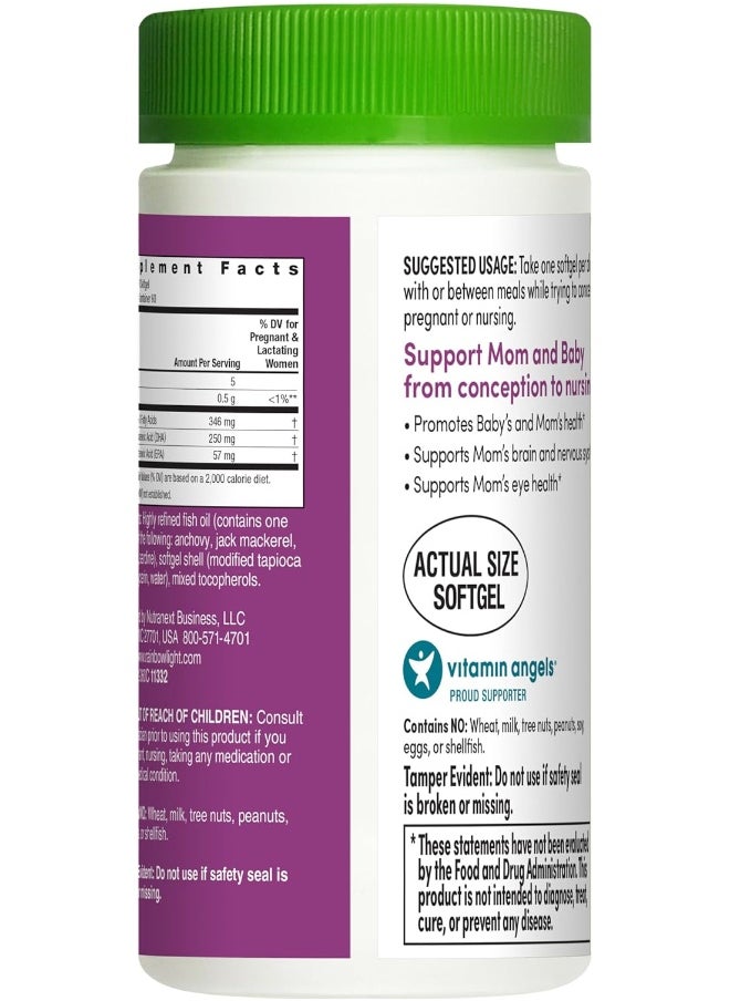 Rainbow Light Prenatal Vitamin, Omega-3 Fatty Acids & Prenatal Dha, Multivitamin For Women, Gluten Free, Promotes Baby'S Brain Development & Eye Health, Easy To Digest, 60 Softgels  - Image 4
