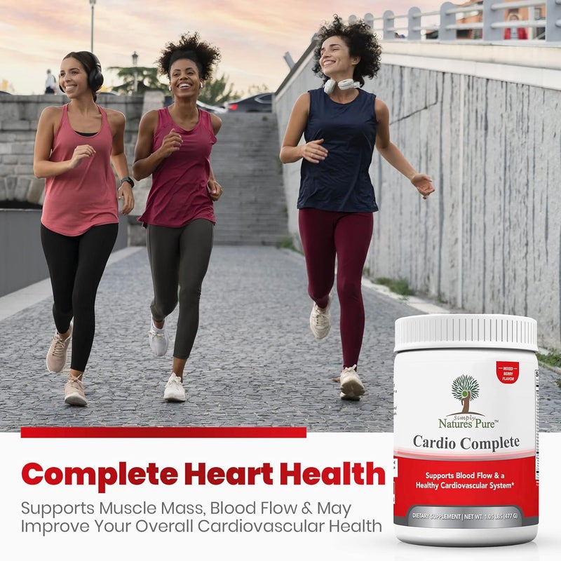 Simply Natures Pure Cardio Complete with 5000 LArginine 1000mg LCitrulline and Hawthorn Berry  Heart Health  Cardiovascular Support Powder Supplement and 3in1 Nitric Oxide Booster - Image 3