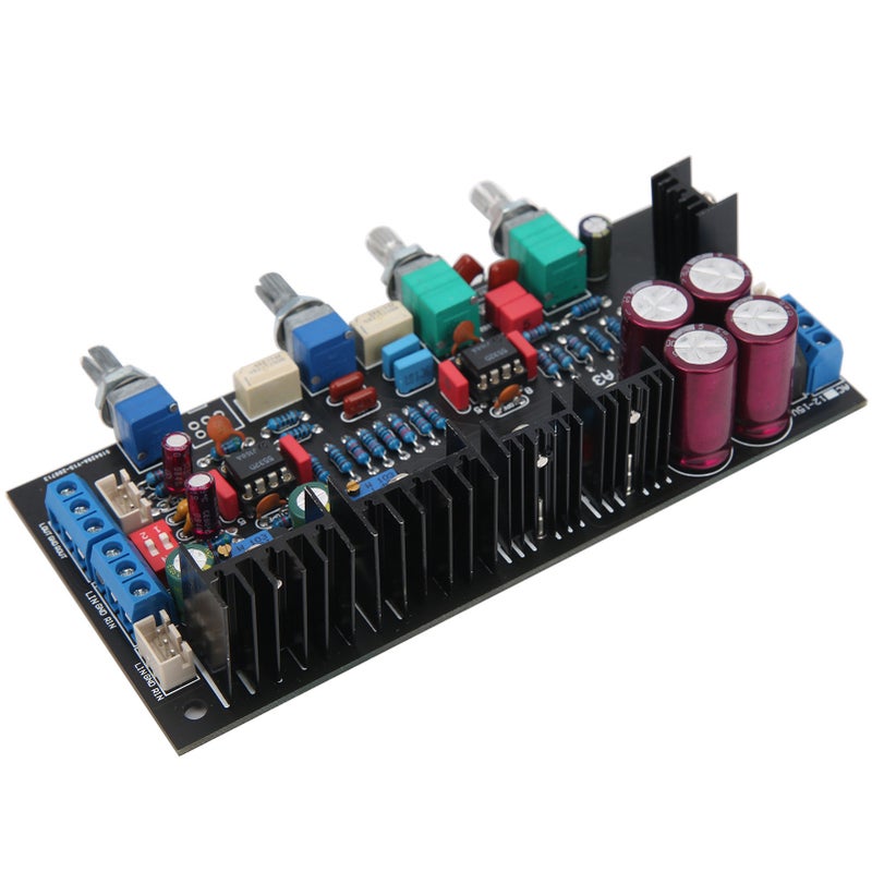 HiFi Preamp Tone Control Board: 140 X 66mm Class A Power Supply With 4 Knobs For Treble Midrange Bass Master Volume Control - Warm Charming High-Resolution Sound Stable Durable Structure For Hi-Fi Aud - Image 5