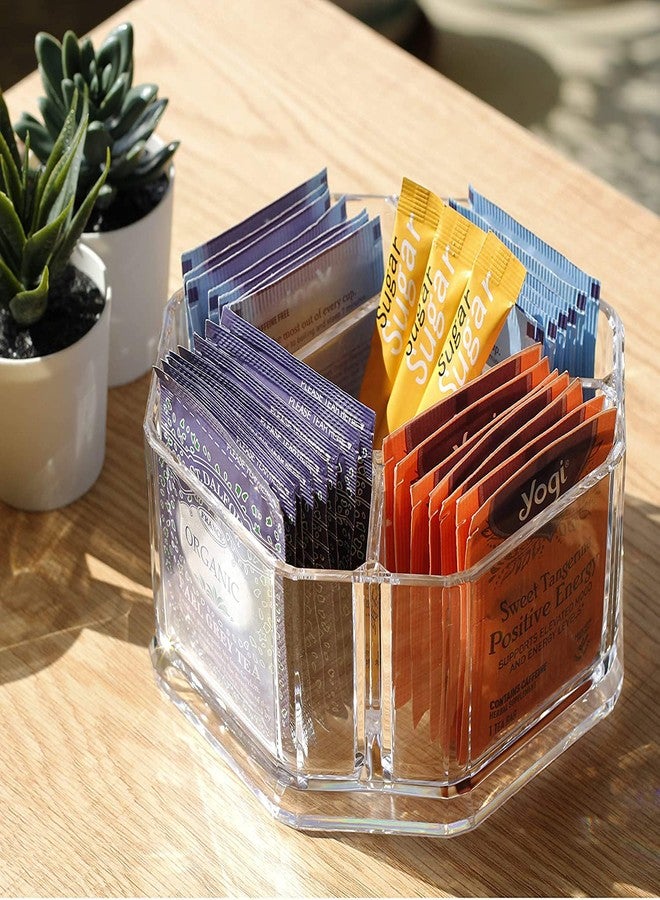 Yakri Acrylic Tea Bags Holder Coffee Sugar Bag Case Guest Room Organizer Storage Boxes-5 Department for Kitchen,Home YTBH-002 - Image 5