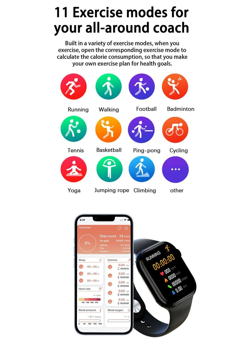 GULFLINK Smart Watch for Android and iOS Phones Compatible iPhone Samsung - Image 5
