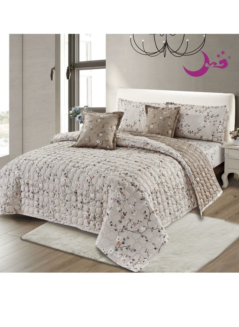 Moon - Bedspread comforter set consisting of 4 pieces, polyester comforter, size 170 by 220 cm - Image 1
