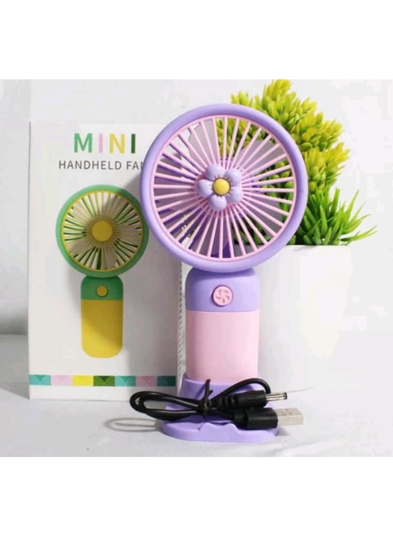Handheld Portable Rechargeable Mini Fan usb - Image 2