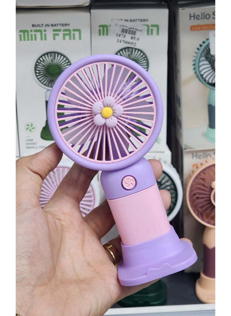 Handheld Portable Rechargeable Mini Fan usb - Image 3