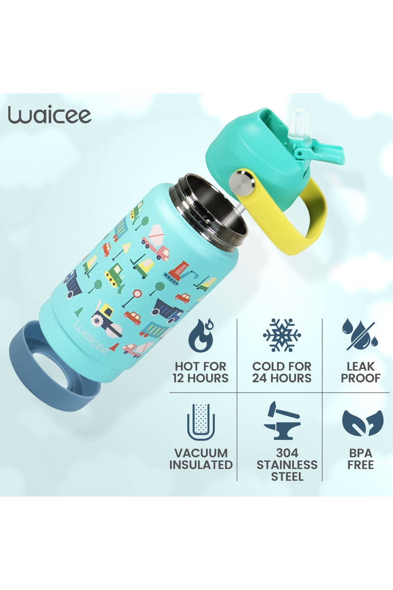 WAICEE Blue Horizon Vehicles 2.0  Water Bottle  with Handle – 12oz / 350ml - Image 2