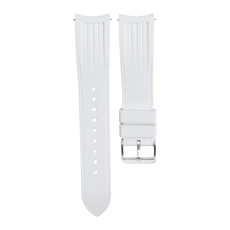 Bluejw Rubber Curved Quick Release Watch Strap Replacement Watch Strap 20mm 22mm - Image 1