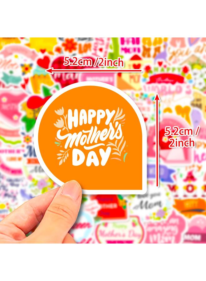 الأزرق جي دبليو 50 زهرة عيد الأم سعيد ملصقات محطة الاستقلال باقات الزهور تغليف الزهور الزخرفية هدايا العيد ملصقات الهدايا - Image 5