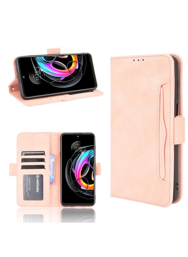 S-TOP Case For Motorola Moto Edge 20 Lite Skin Feel Calf Pattern Horizontal Flip Leather Case with Holder & Card Slots & Photo Frame - Image 1