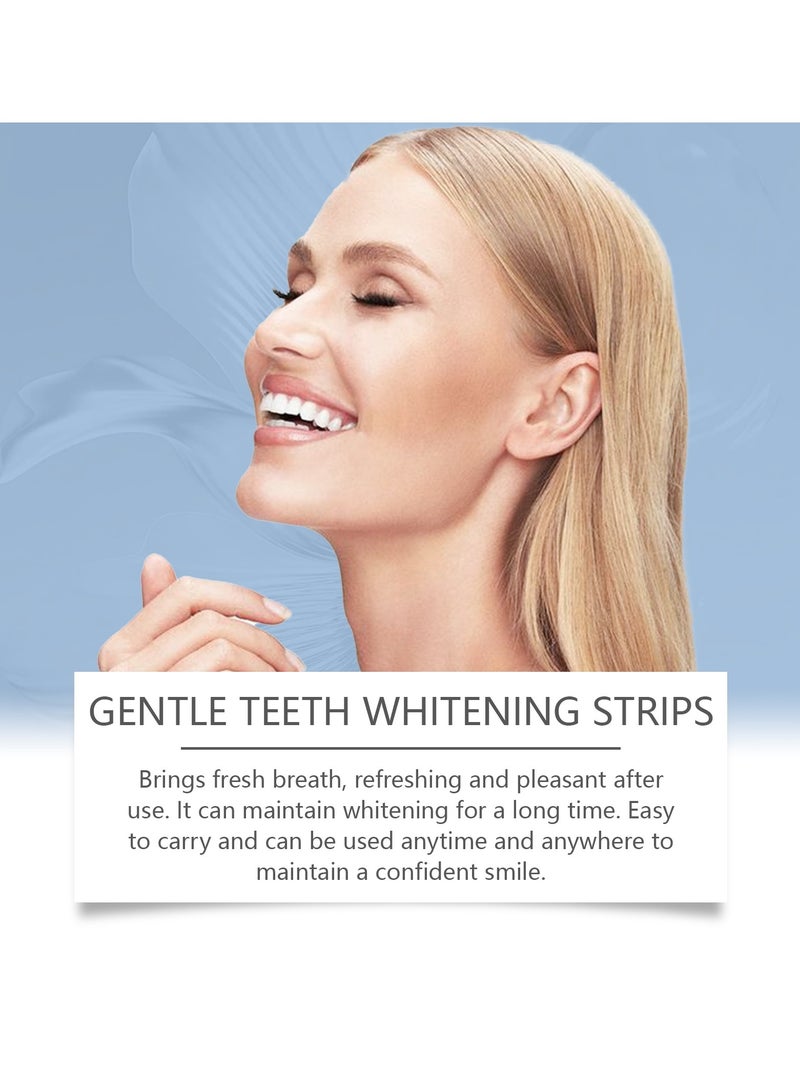 أورالحوي شرائط تبييض الأسنان الماسية ، تبييض لطيف آمن للمينا لابتسامة بيضاء ، عناية سهلة ومريحة بالأسنان في المنزل ، سلسلة جديدة 2025 ، 7 قطع - Image 5