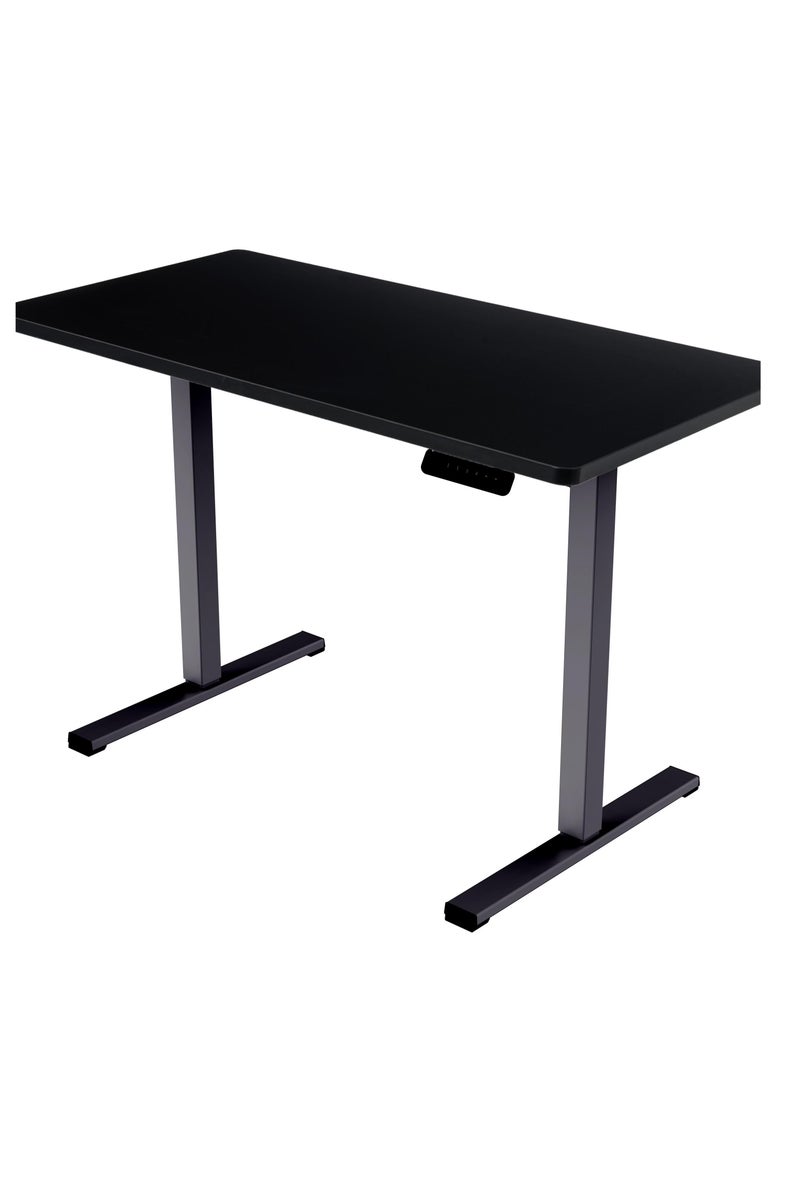 Generic Electric Height Adjustable Standing Desk, Black Modern Computer Workstation, Memory Preset Controller, Sit-Stand Workstation for Home & Office Top 2 Pieces Desk Board - Image 5