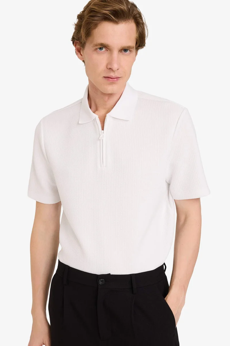 DeFacto Regular Fit Short Sleeve Polo T-Shirt