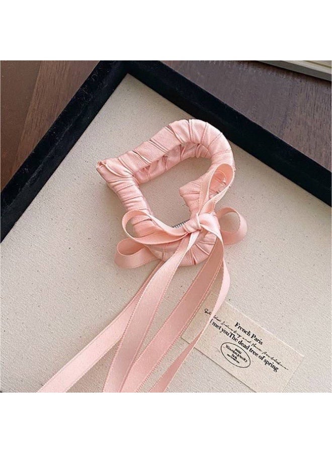 Cute heart & ribbon hair clip – adds a playful and stylish touch to any hairstyle. Lightweight and easy to wear for kids and adults. Available in multicolour options - Image 1