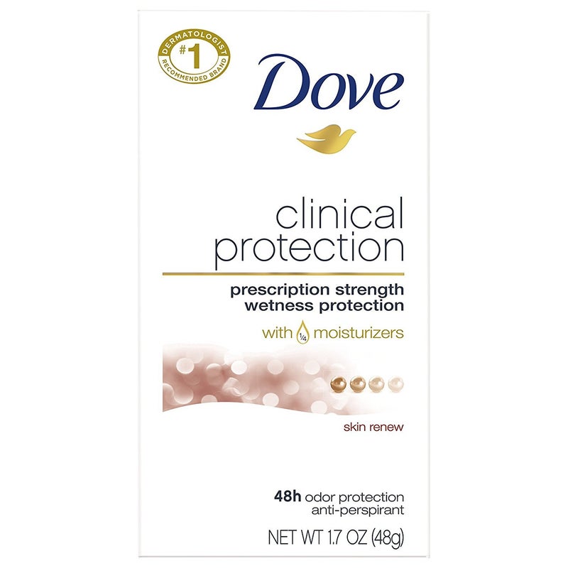 Dove Clinical Protection Antiperspirant, ClearTone Skin Renew, 1.7 oz - Image 1