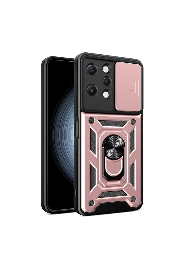 Case For Xiaomi Redmi 12 4G Sliding Camera Cover Design TPU Hybrid PC Phone Case