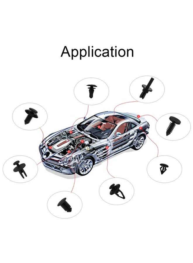 شاربدو مجموعة من 420 مشبك تثبيت ممتص الصدمات للسيارة فورد وشيفروليه - Image 5