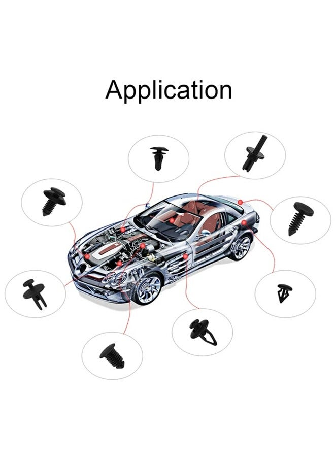 شاربدو مجموعة من 420 مشبك تثبيت ممتص الصدمات للسيارة فورد وشيفروليه - Image 3