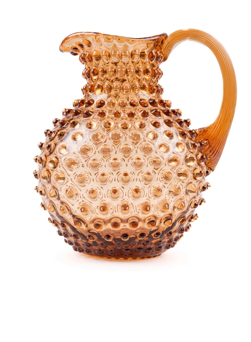 Anna Von Lipa Paris Hobnail Jug / Vase 2l New Brown