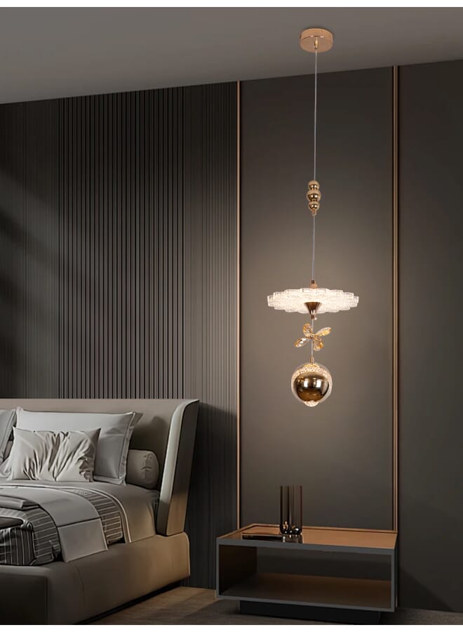 بيست باور ثريا سقف LED دائرية موديل 9869 – بقوة 25 واط وقطر 25 سم، تعليق قابل للتعديل حتى 100 سم – إضاءة داخلية أنيقة لغرفة المعيشة أو النوم أو الطعام - Image 1