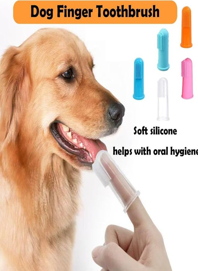 KittuPet فرشاة أسنان أصابع سيليكونية للحيوانات الأليفة من KittuPet، فرشاة أسنان سيليكونية آمنة غذائياً مع علبة لسهولة التنظيف، لتهدئة اللثة والحفاظ على نظافة الفم | فرشاة أسنان للحيوانات الأليفة الصغيرة (عبوة من قطعتين) - Image 3