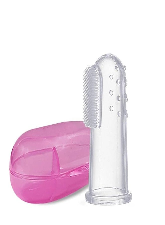 KittuPet فرشاة أسنان أصابع سيليكونية للحيوانات الأليفة من KittuPet، فرشاة أسنان سيليكونية آمنة غذائياً مع علبة لسهولة التنظيف، لتهدئة اللثة والحفاظ على نظافة الفم | فرشاة أسنان للحيوانات الأليفة الصغيرة (عبوة من قطعتين) - Image 1