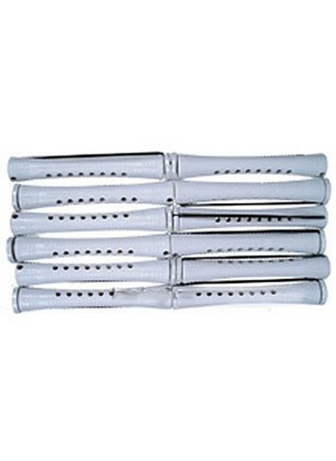 Hair Art Hairart Large Long Concave Perm Rods Grey (Diameter: 3/8 Inch/Model: 13127) (Pack Of 3)  - Image 1