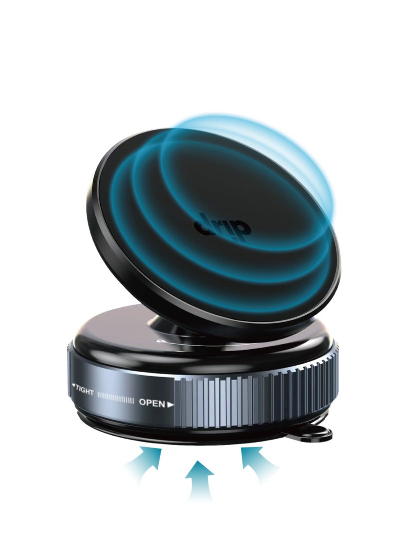 Drip 360° Rotating Vacuum Suction Magnetic Car Phone Mount - Strong Hold & Full Rotation - Image 1