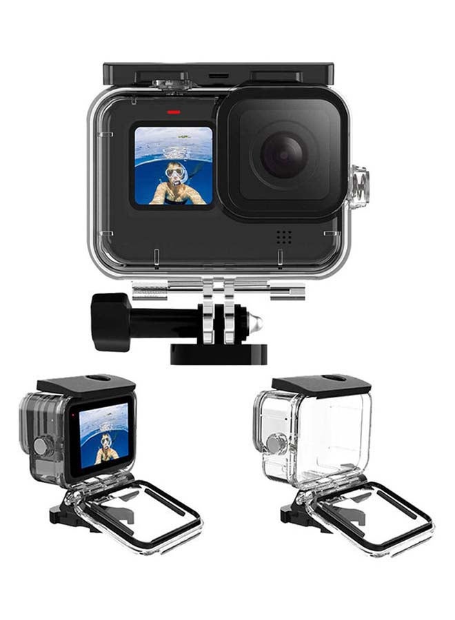 Waterproof Protective Shell Cover Case For GoPro Hero 9 With Bracket Accessories Black - Image 1