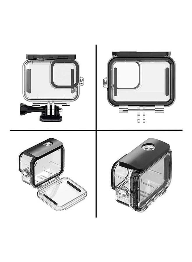 Waterproof Protective Shell Cover Case For GoPro Hero 9 With Bracket Accessories Black - Image 5