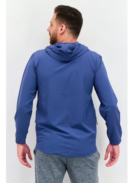 Legend Men Comfort Fit Long Sleeves Training Jacket, Slate Blue  - Image 2