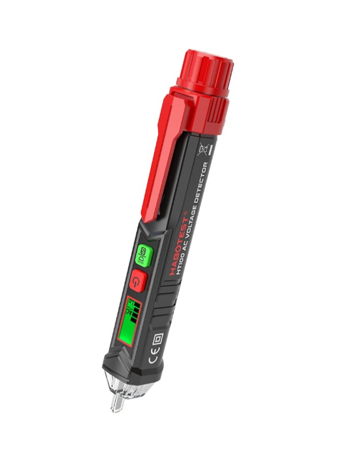 Portable Non-Contact AC Voltage Tester Black/Red - Image 2