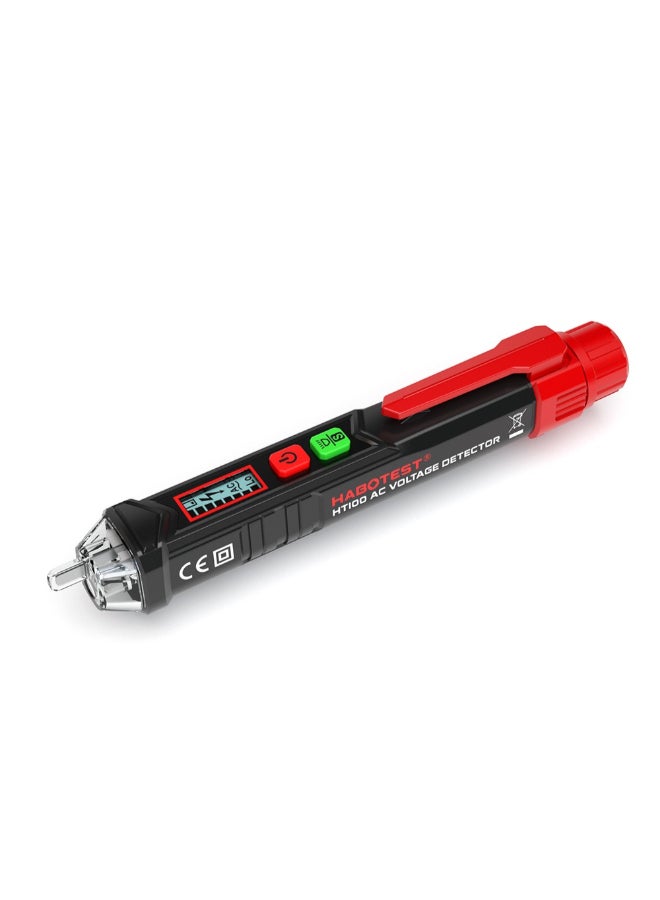 Portable Non-Contact AC Voltage Tester Black/Red - Image 3