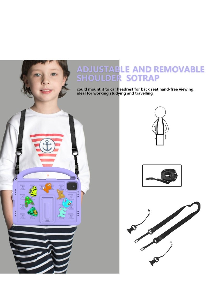Children's Protective Case for Infinix Xpad 11 Inch X1101( 2024), shockproof cover with shoulder strap bracket - Image 2