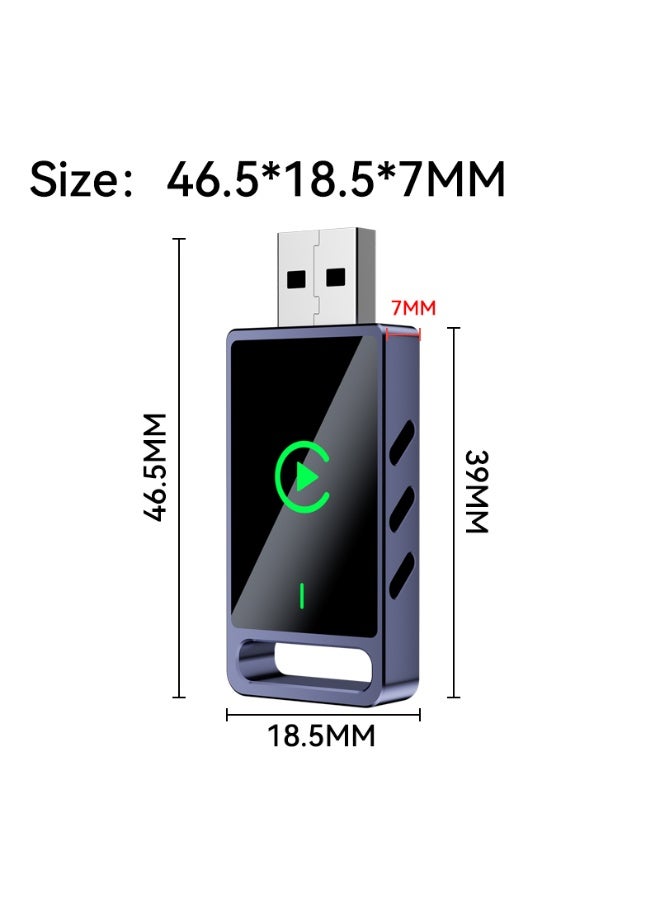 TUNKE Upgrade Wireless CarPlay Adapter for iPhone – Convert Wired to Wireless CarPlay, Auto-Connect, No Delay, Stable Control Mini Adapter with USB-C & Type-C Extension Cable (Black) - Image 3