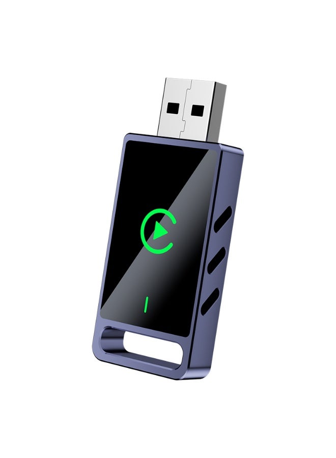 TUNKE Upgrade Wireless CarPlay Adapter for iPhone – Convert Wired to Wireless CarPlay, Auto-Connect, No Delay, Stable Control Mini Adapter with USB-C & Type-C Extension Cable (Black) - Image 2