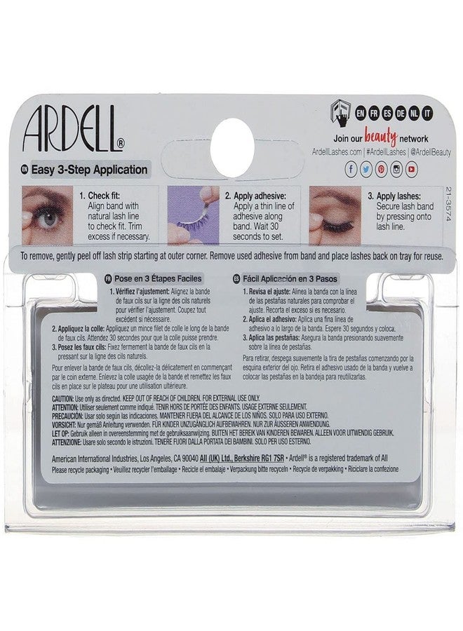 Ardell Fashion Lashes Natural Strip Lash, Black [120] 1 ea (Pack of 3) - Image 5