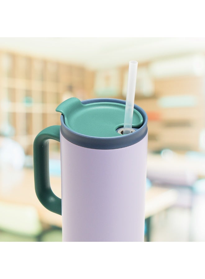 Eazy Kids Insulated Travel Tumbler, 900ml White - Image 5