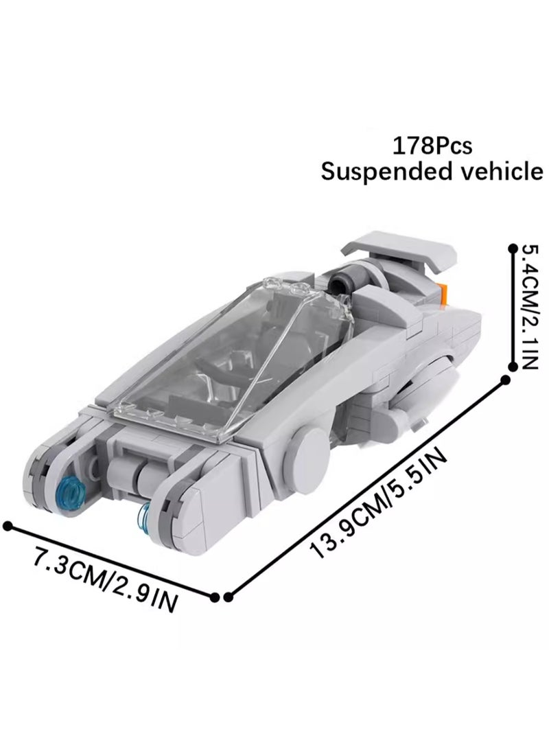 Children's Self-assembly Small Particle Toy Building Blocks Cyberpunk Suspended Sar Model Hand-made Creative Puzzle Toys