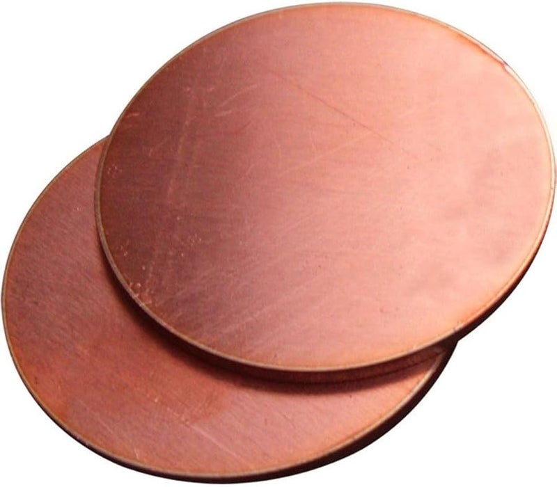 T2 Copper Sheet Plate 4 x 100mm Round Disc Diameter 50mm to 250mm Thickness 0 1mm to 3mm - Image 5