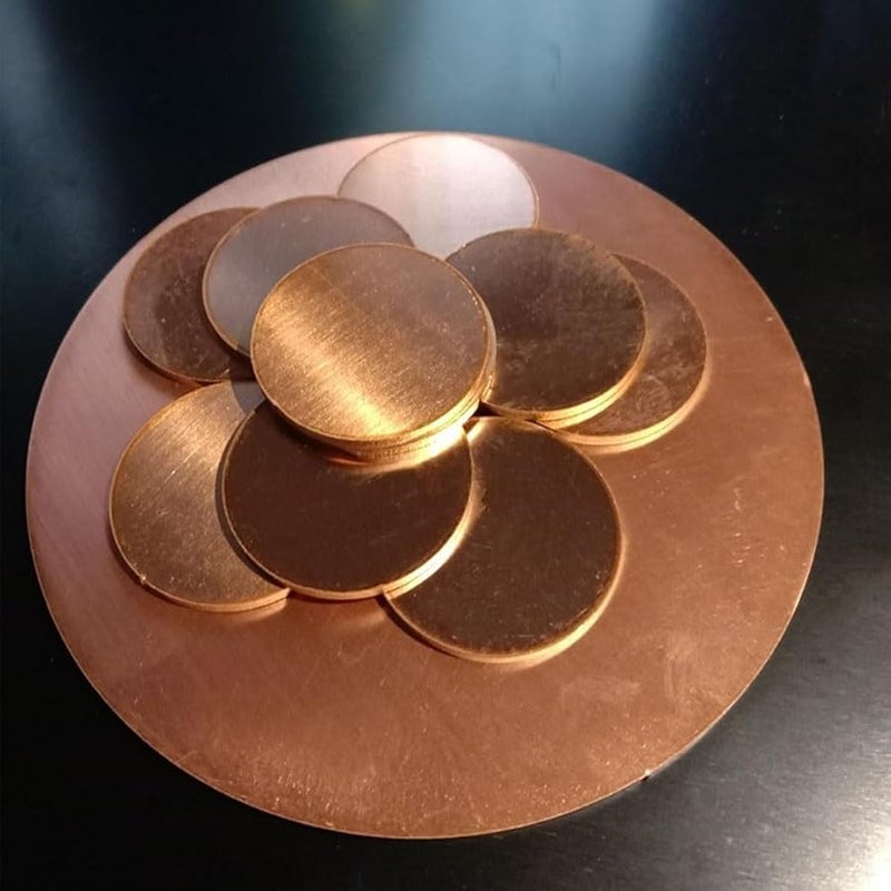 T2 Copper Sheet Plate 4 x 100mm Round Disc Diameter 50mm to 250mm Thickness 0 1mm to 3mm - Image 3