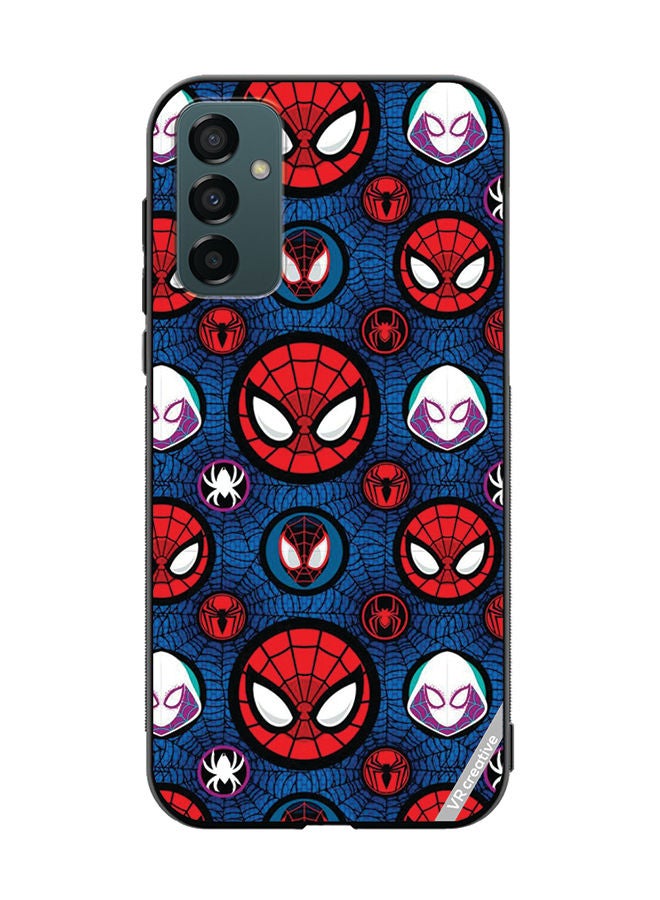 VR CREATIVE Protective Case Cover For Samsung Galaxy F13/M13 Spiderman Design Multicolour - Image 1