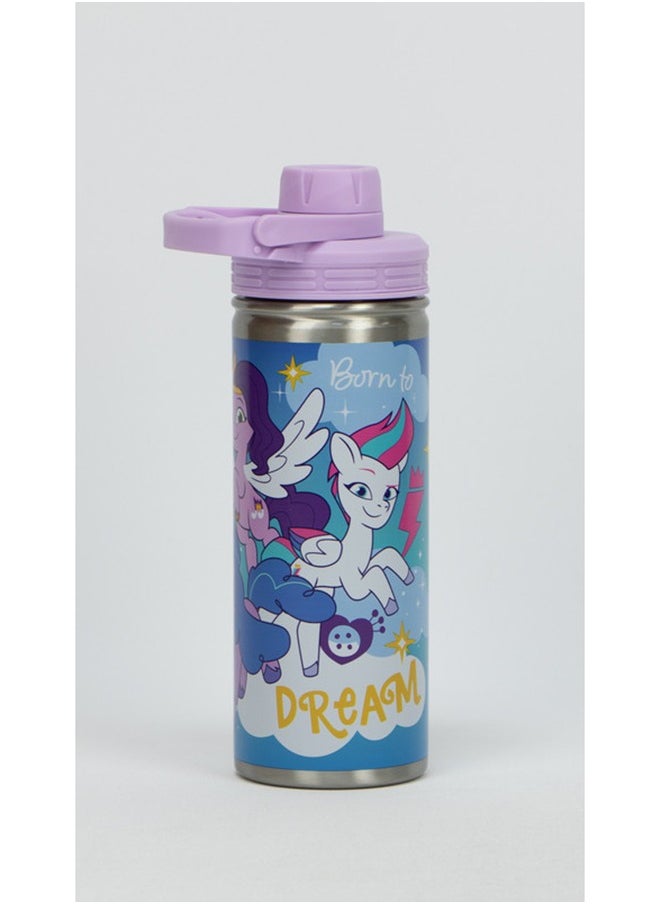 SunCe زجاجة ماء MY LITTLE PONY 2 من الفولاذ المقاوم للصدأ - جدار واحد، غطاء PP - 620 مل  - Image 2