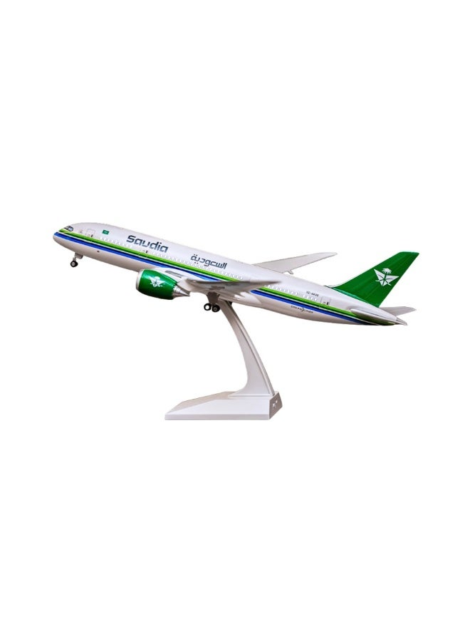 Large 20cm model Saudi Arabian Airlines airplane, metal, with wheels - Image 1