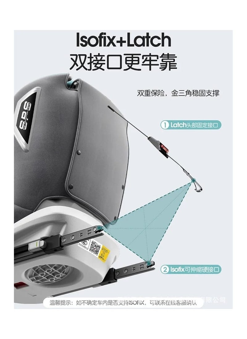 Kidilo - Carseat kidilo isofix stage 1-2-3 360 degree - Image 1