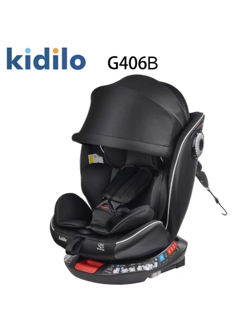Kidilo - Carseat kidilo isofix stage 1-2-3 360 degree - Image 1