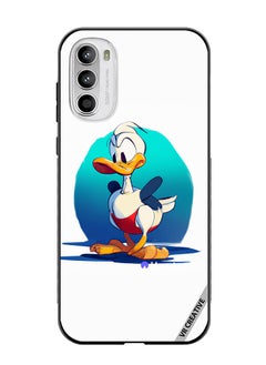Protective Case Cover For Motorola Moto G82 Donald Duck Design Multicolour