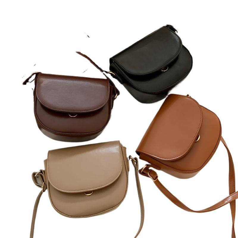 Fashionable Small Saddle Crossbody Bag for Women - Image 5