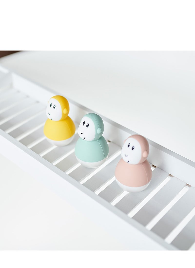 MATCHSTICK MONKEY - Bathtime Wobblers Mint Green & Dusty Pink - Image 1