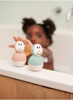 Bathtime Wobblers Mint Green & Dusty Pink