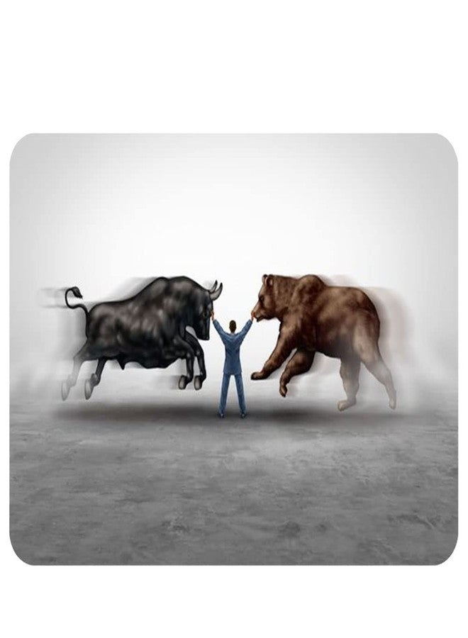 لوحة ماوس مصممة من Bull & Bear Trading للمتداولين اليوميين | للمتداولين خلال اليوم مع قاعدة مطاطية مانعة للانزلاق وتحكم سلس بالماوس لأجهزة الكمبيوتر المحمولة، ماك بوك برو، والألعاب (9 بوصة × 7 بوصة) - Image 1