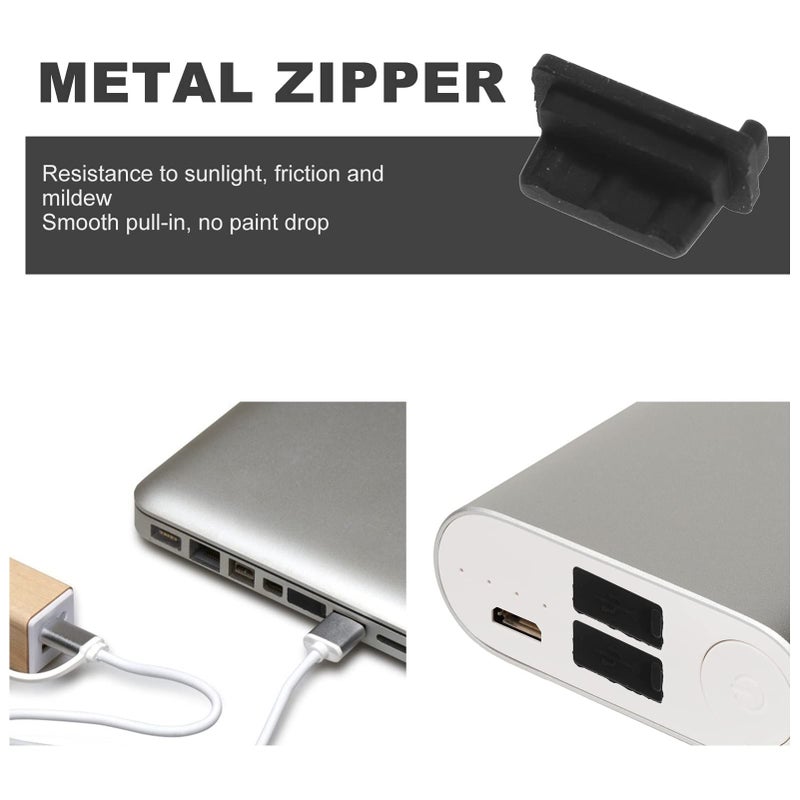 32 Pcs USB Port Plugs Stoppers Moisture Dust Protection for Laptops Computers Random Colors Easy Storage - Image 5
